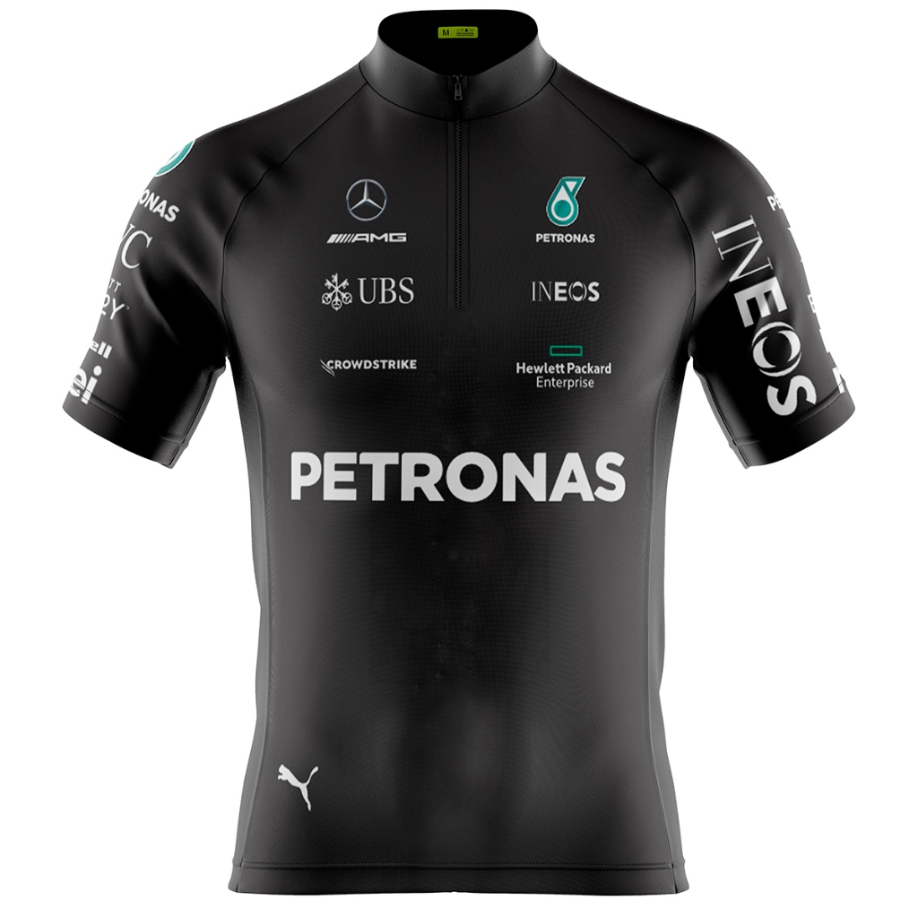 Camiseta Ciclismo Masculina Dryfit Proteção UV Bike MTB Speed Pro Tour Elite Preta