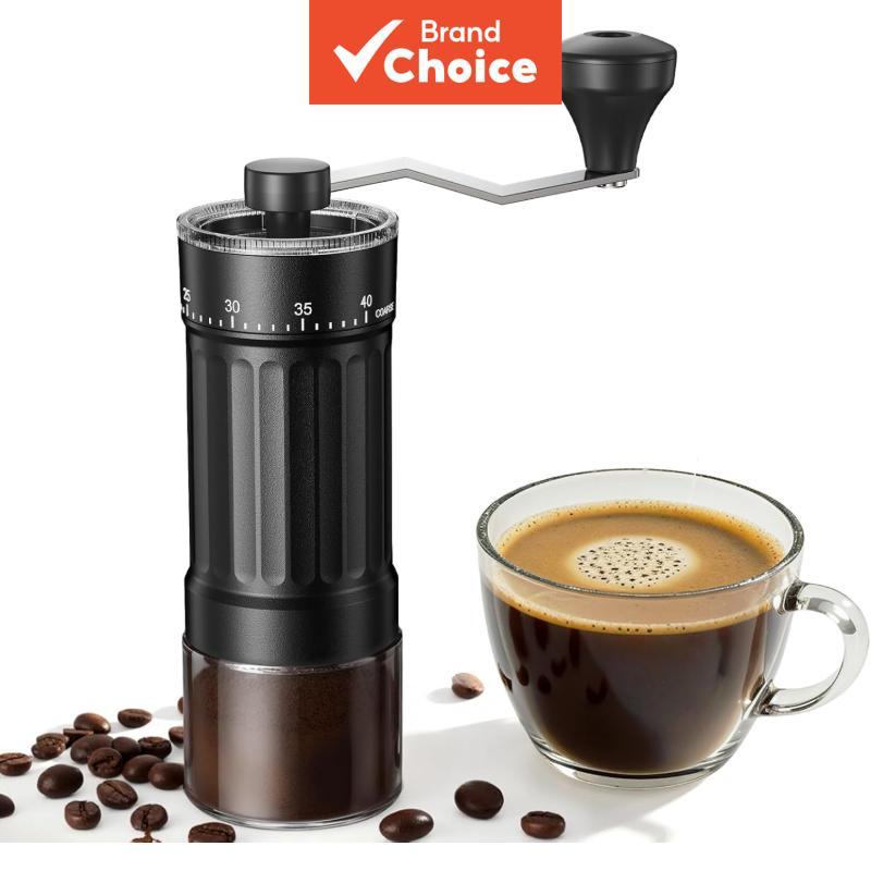 Moedor de Café Manual Mini LeftLimit, 40 Ajustes Ajustáveis, Capacidade de 30g, Moedor de Rebarba Cônica