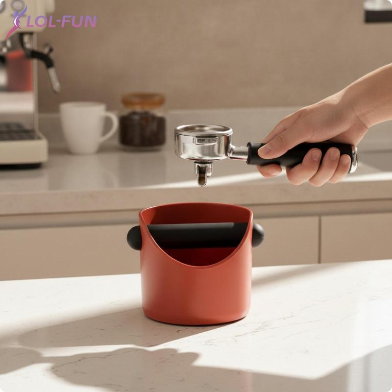 [Brcolaxi1] Mini Knock Box Easy-Clean Espresso Com Bar Coffee Puck Container Removível E Estável Para Baristas Doméstico