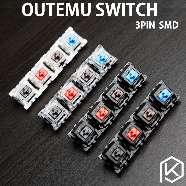 OTM OTM Axis Norp Gote Interruptor de teclado mecânico Eixo verde/eixo vermelho/eixo preto/eixo marrom/remendo transpare