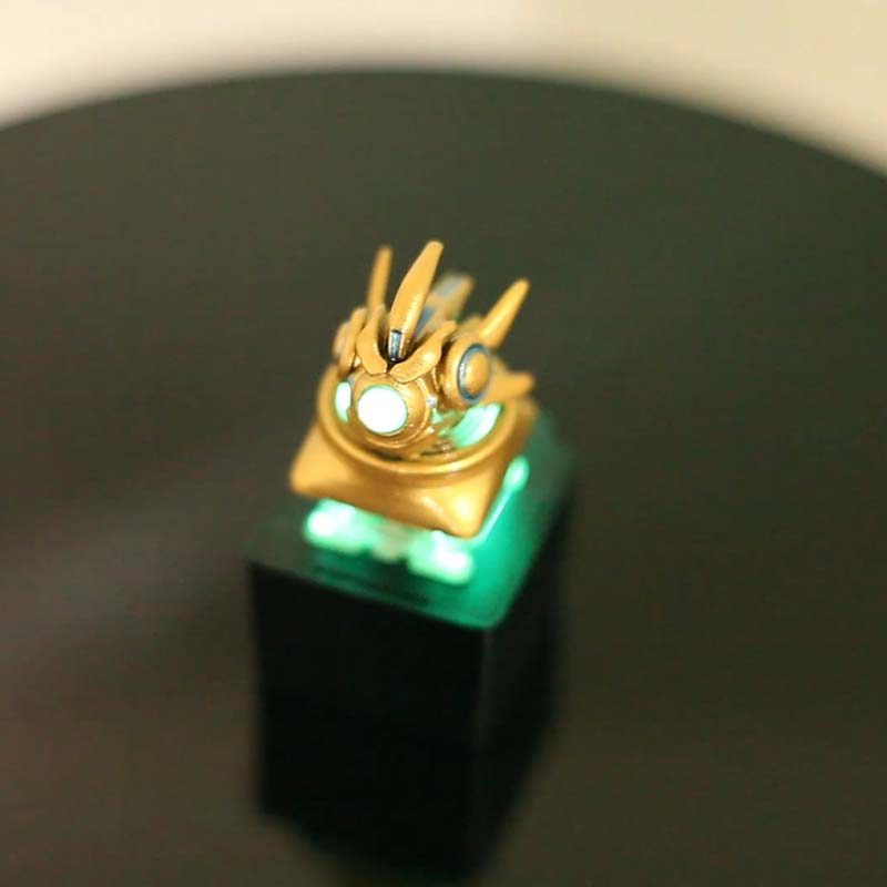 Hi Come on Star Detective Teclado Mecânico Keycap Cross Axis Keycap Translúcido Keycap Presente Keycap