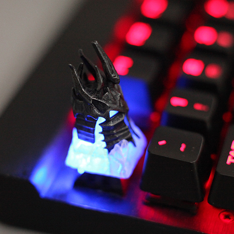 Oi Come on Witch King Keycap Transparente Keycap Cross Axis Teclado Mecânico Keycap Único Feito à Mão Keycap Grátis