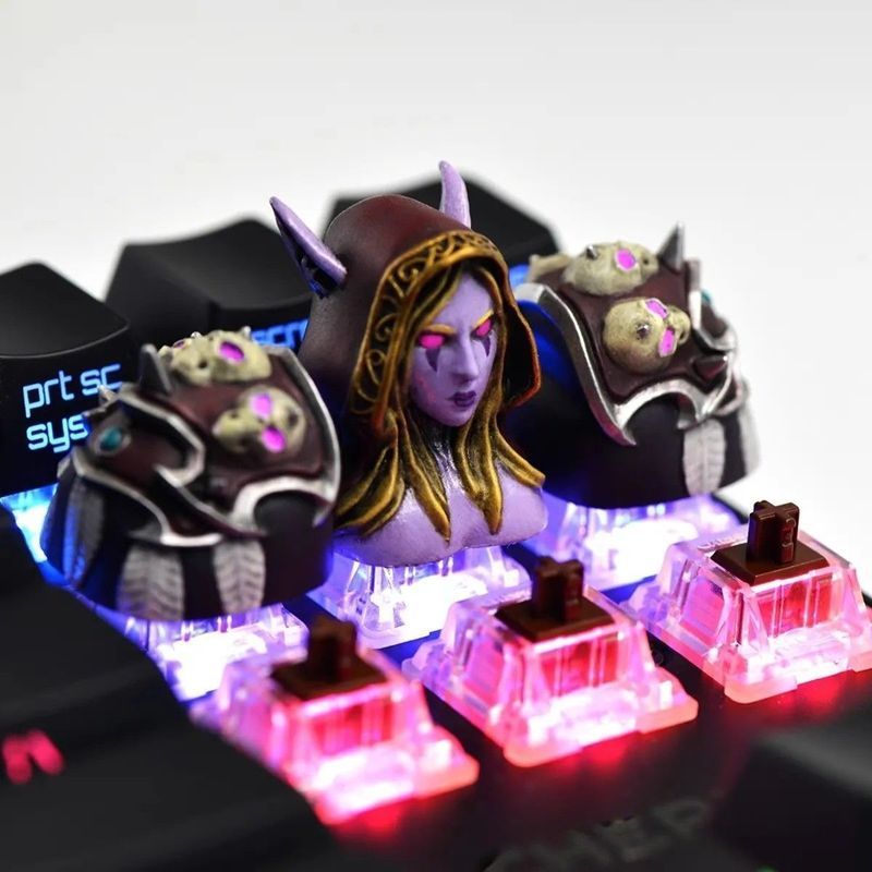 Silva World of Warcraft Keycap Tridimensional Keycap Tridimensional Keycap Tridimensional MX Axis Nightmare f