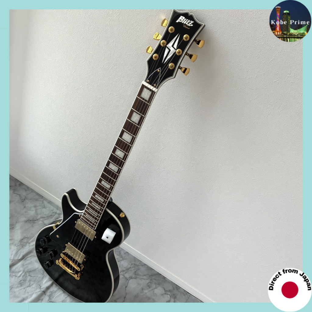 BLITZbyARIA Left-Handed Electric Guitar with Soft Case - Black Color Model BLP-CST L/H BK
