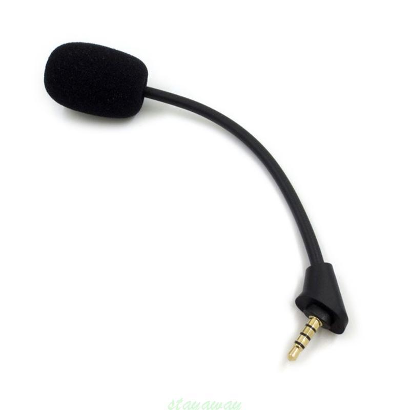 Substituição Microfone SRA Para Cloud Gaming Headset Destacável Mic Boom Indicador LED PC