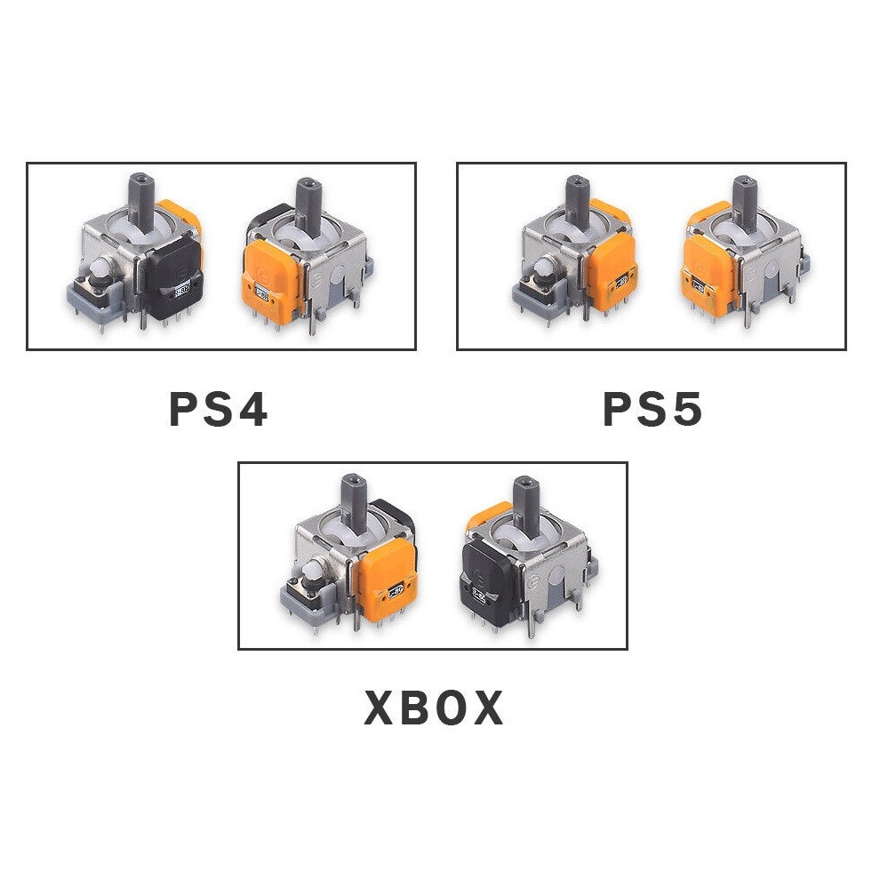 2 Analógicos 3d Magnéticos Hall Effect Para Dualsense De Ps5 , PS4 , Xbox One e Series e Xbox 360