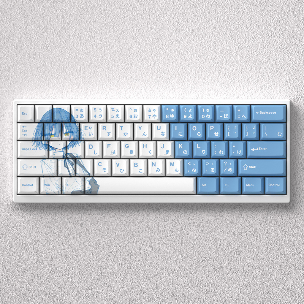 Lonely Rock Theme Keycap anime Cherry Profile Dye-Sub PBT Keycaps Conjunto Completo (73 Teclas)