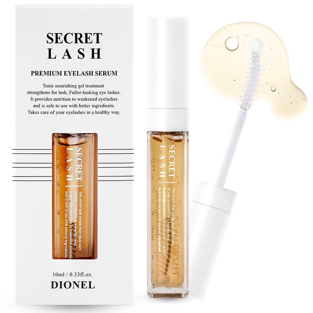 DIONEL Secret Lash Cílios Soro 10ml 1pc Brewer Pedgetais Levedura Peptídeo Sobrancelha Cuidados Com A Linha Fina