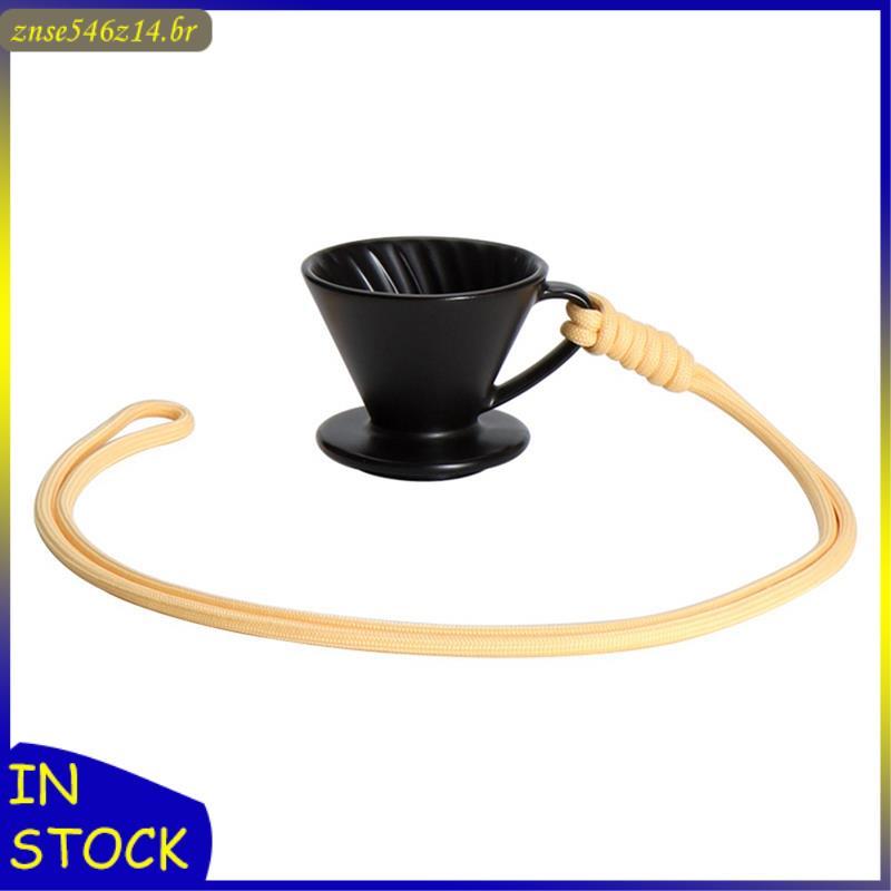 [Bjrw] V Sharped Havmore Café Brewing Despeje Sobre Gotejador De Em Forma De Brewer Cerâmica Copo De Filtro Preto