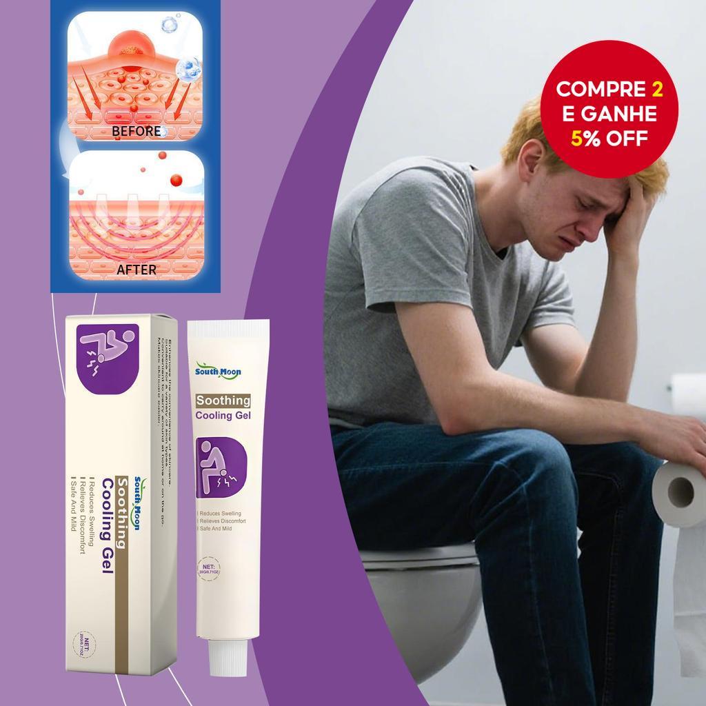 Gel de Resfriamento Comfort Cooling para Cuidados Perianais | 20g Fórmula Suave para Acalmar e Reduzir Inchaço | Não