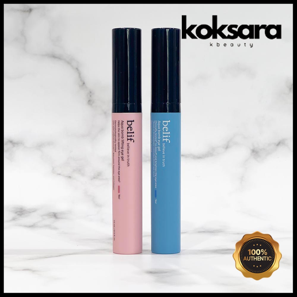Belif Aqua Bomb Eye Gel Duo (Cooling + Lifting) 15ml