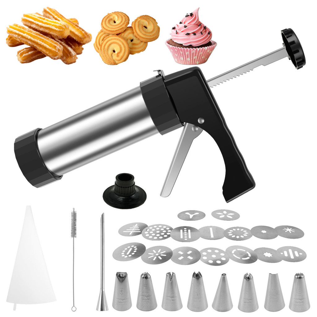 Churro Fabricante Máquina De Aço Inoxidável Imprensa Multifuncional Biscoito Doméstico Maker Kit Shopbc7515