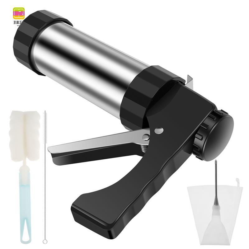 Churro Maker Machine Kit De Fabricante De Aço Inoxidável Com 3 Pontas Diferentes Bocal De Tubulação Oco