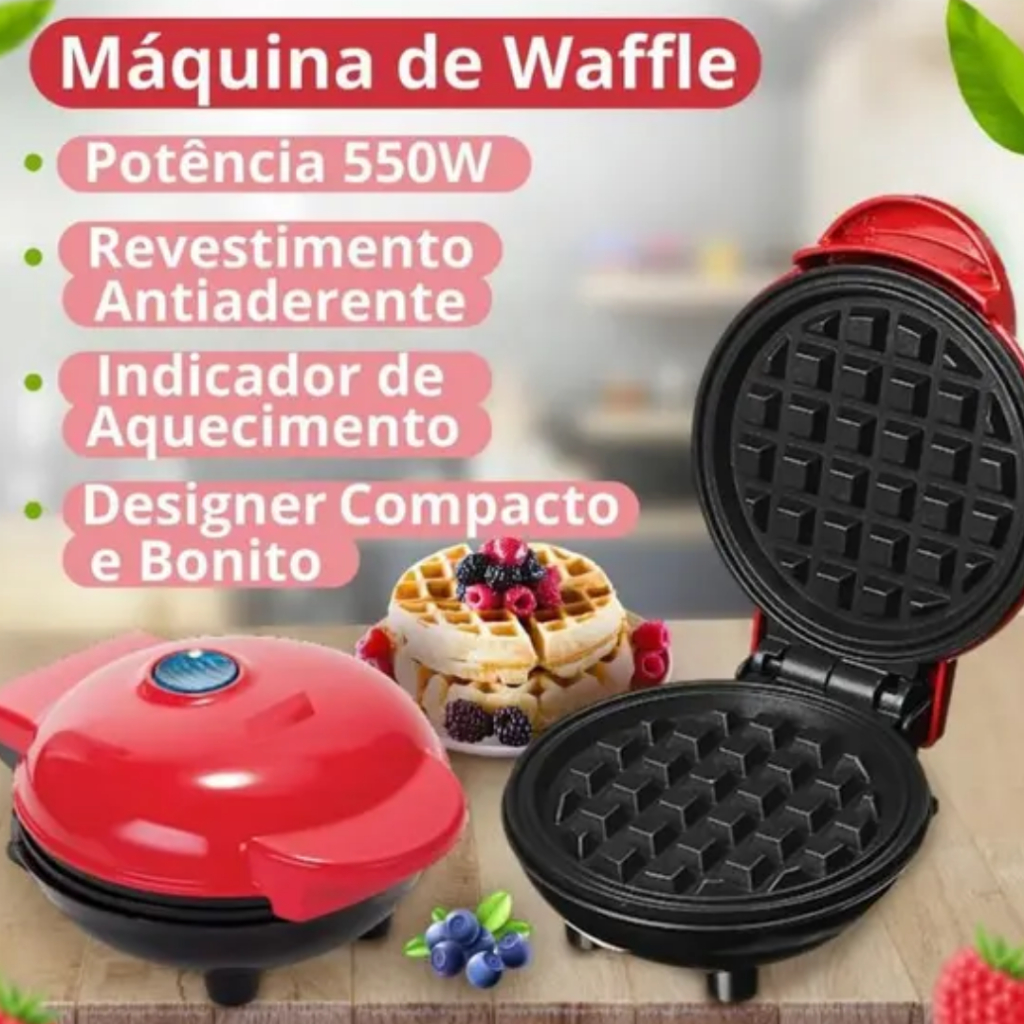 Panela Elétrica De waffle Quiche/De Forno/Eggette maker Mini Ferro