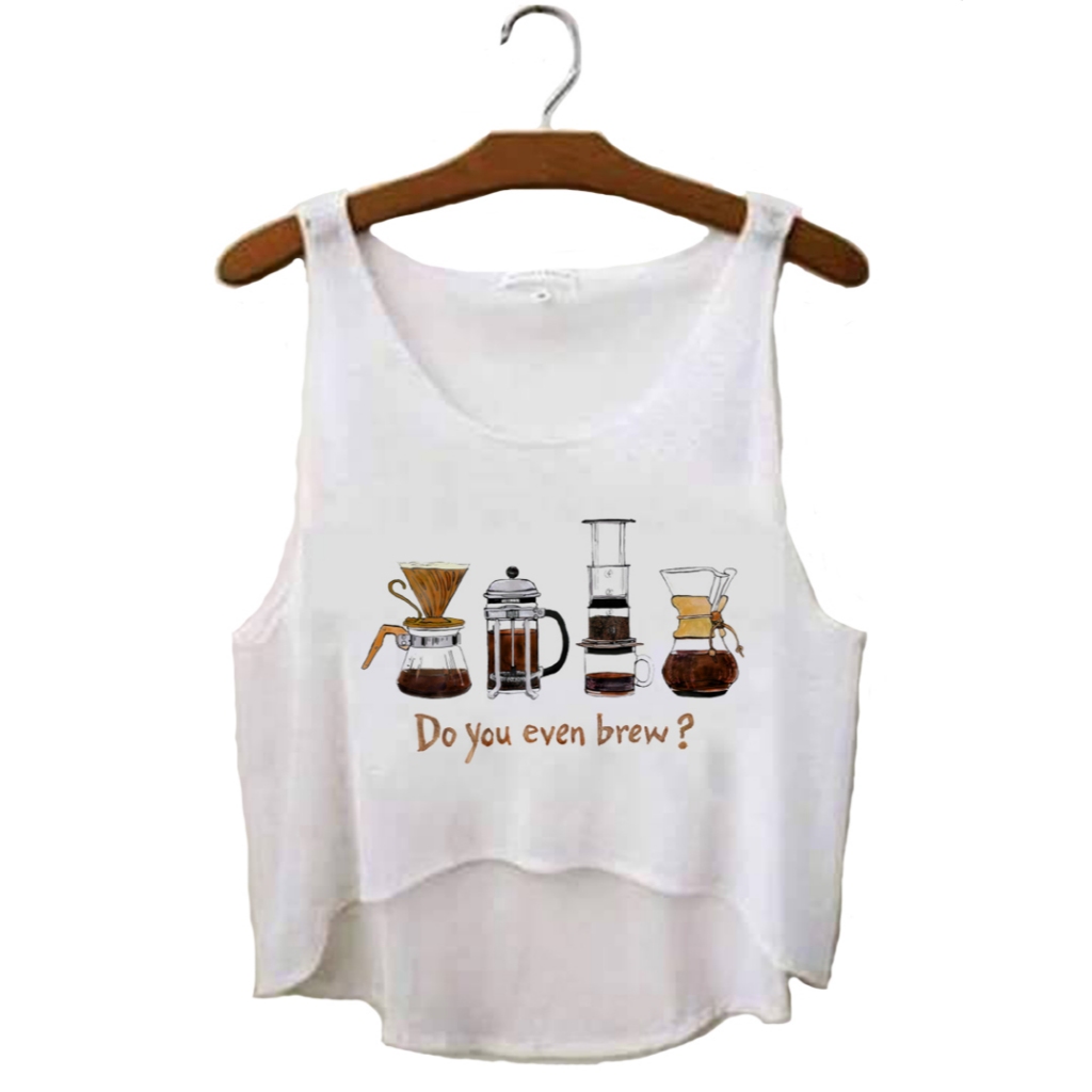 Cropped Brew || Regata Tshirt Tumblr Aesthetic Pinterest