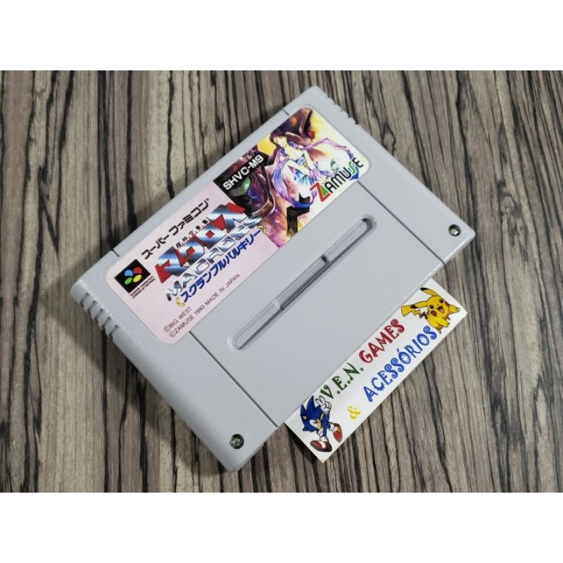 MACROSS SCRANBLED VALKYRIE P/ SUPER FAMICOM + GARANTIA!