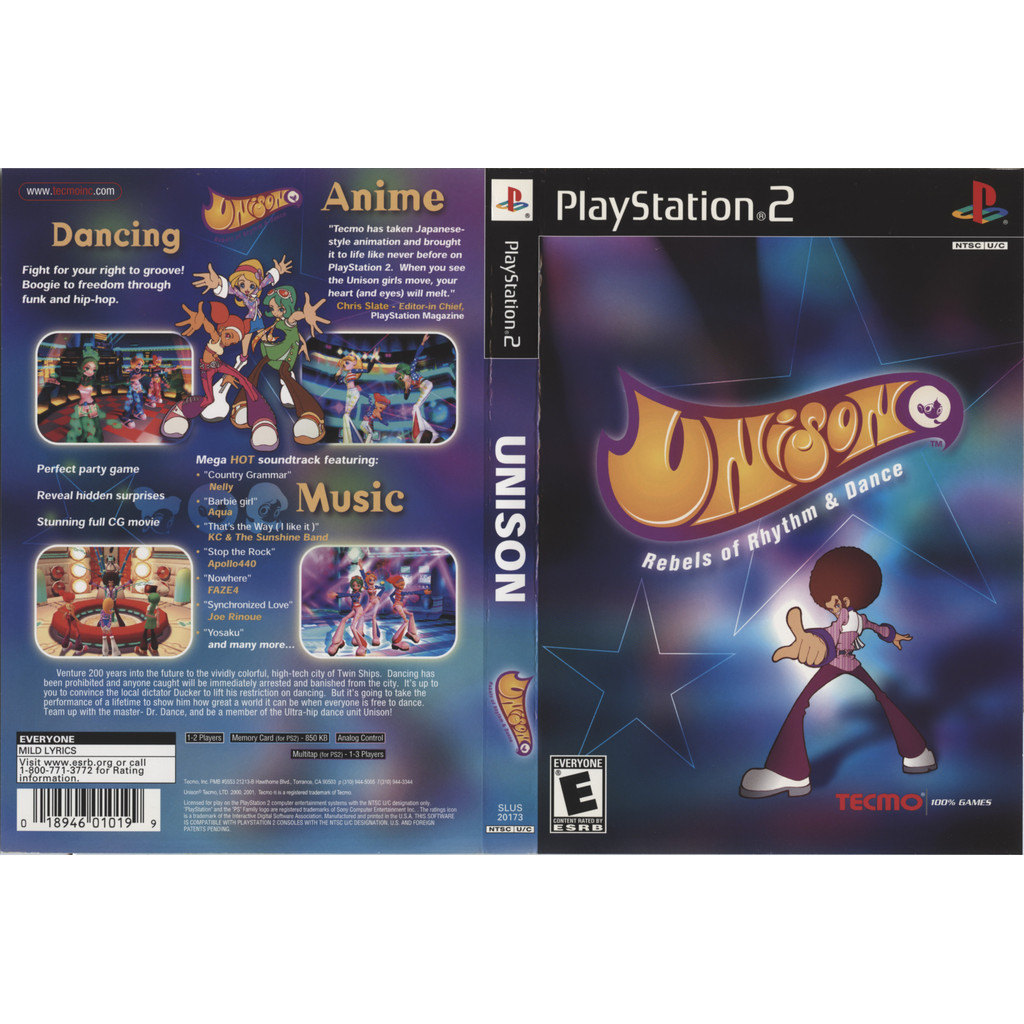 Unison- Rebels of Rhythm and Dance - PS2