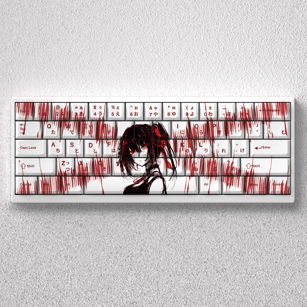 Conjunto Completo De Teclas Date Battle Theme Cherry Profile Dye-Sub PBT (73)