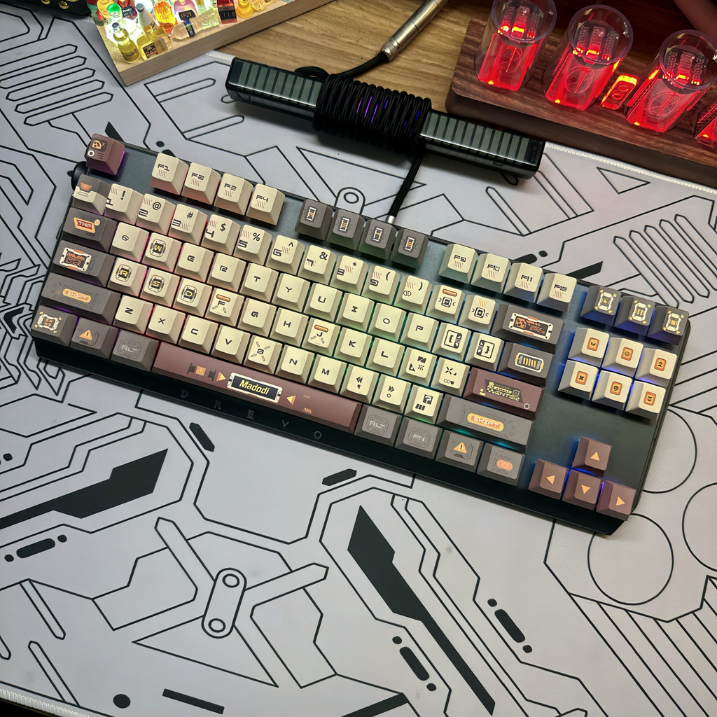 Woting Theme Keycap PBT Sublimação Fábrica Original Altamente Adaptado para wooting Mega Lion Teclado Mecânico Cap
