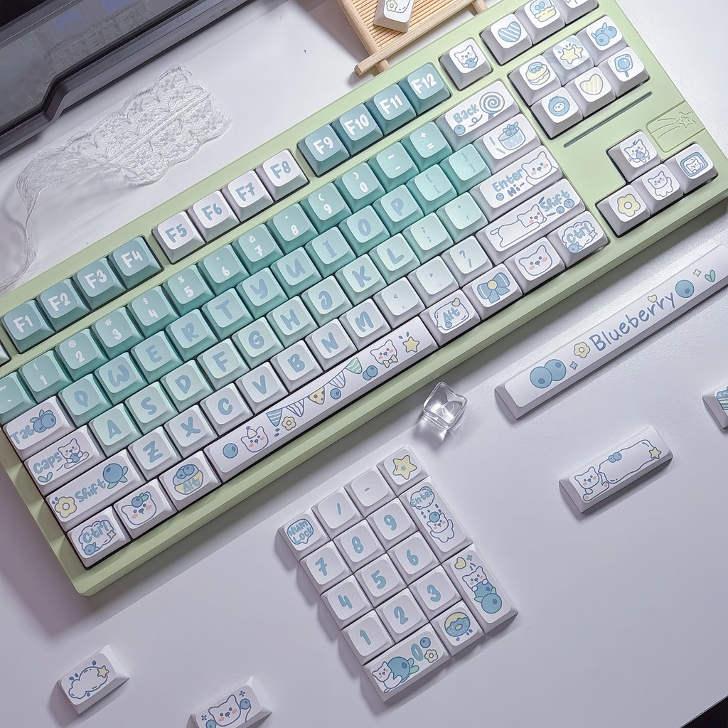 Blueberry Party Theme XDA Altura pbt Sublimação Adaptar-se ao Mage acehfx acehfx wottin