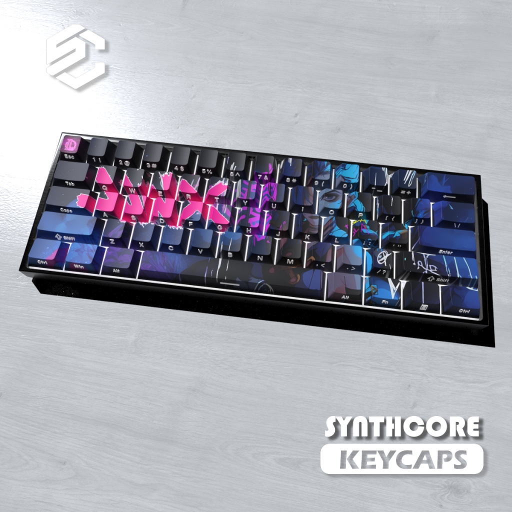 Neon Goldcus Theme Keycap Original Fábrica Lado Gravado Luz Translúcida PBT Sublimação DIY Keycap