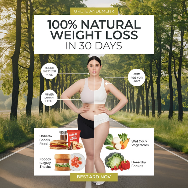 100% natural weight loss in 30 days