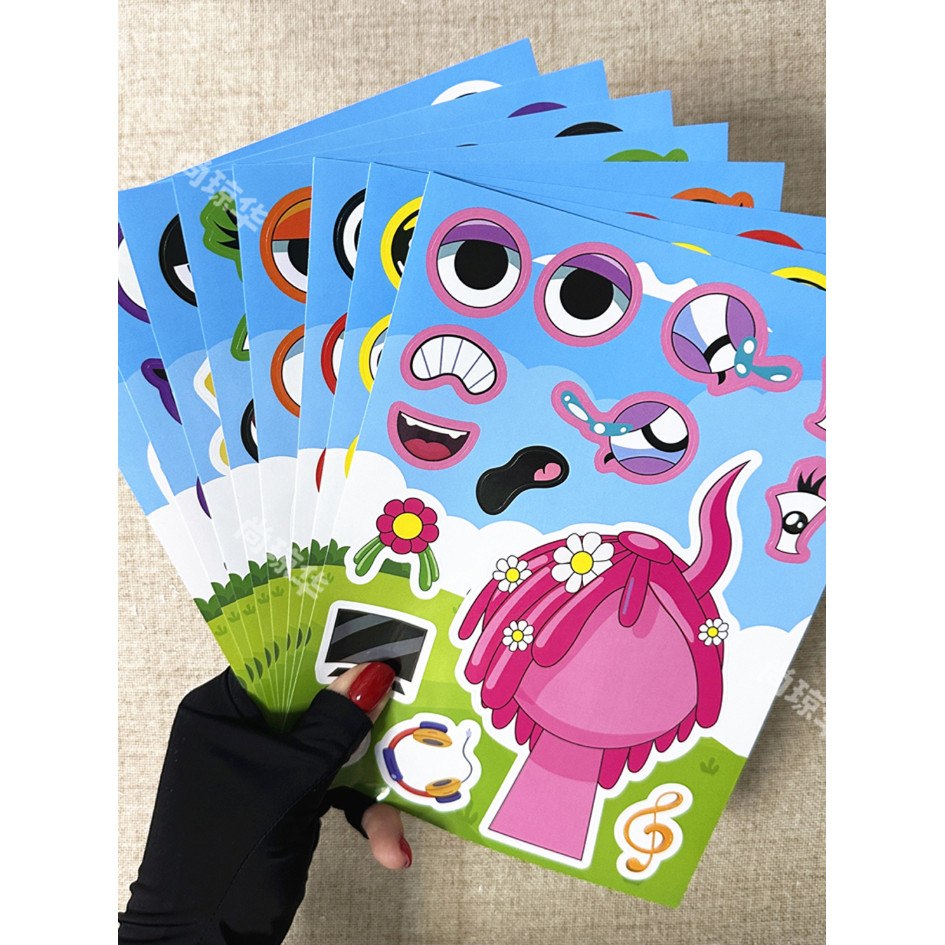 Tik Tok Mesmo Estilo Rhythm Box sprunki Music Game Puzzle Adesivos Crianças Educacionais Interação Pai-Filho Crianças De