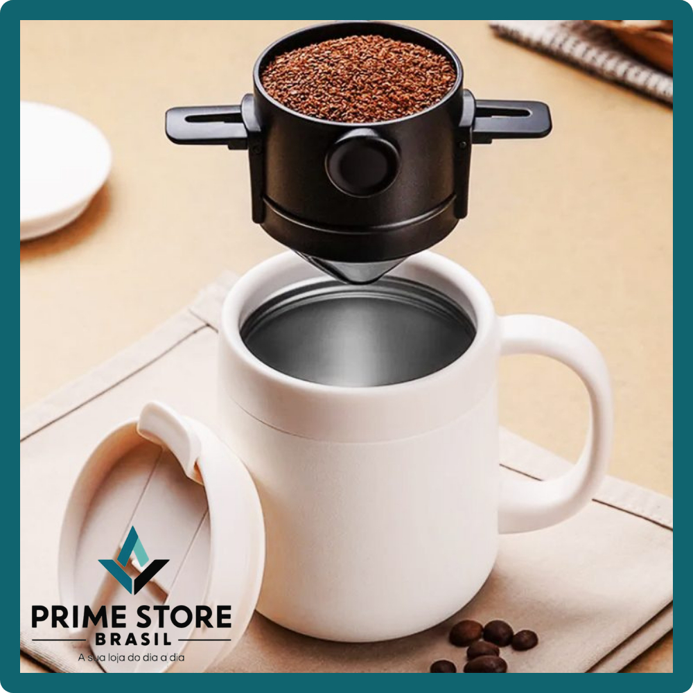 [Envio Imediato] Mini Filtro Coador Reutilizável Para Café E Chá