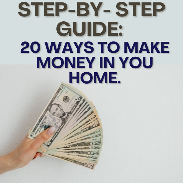 20 Way To Make Money in Your Home Online
