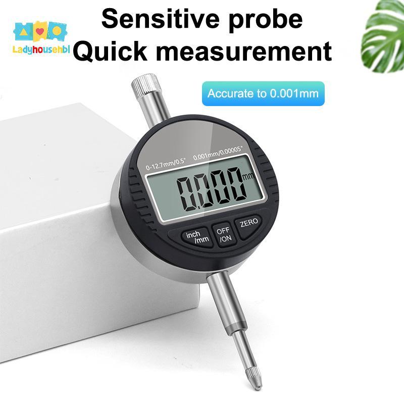 LAHG > 0-12.7mm 0.01/0.001mm Medidor Eletrônico De Thiness Tela LCD Micrômetro Digital Ferramentas De Medição De Precisã