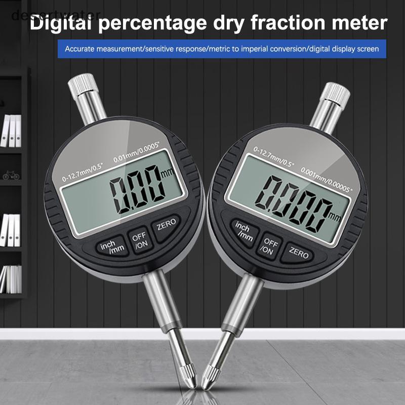 Dwbr 0-12.7mm 0.01/0.001mm Medidor Eletrônico De Thiness Tela LCD Micrômetro Digital Ferramentas De Medição De Precisão