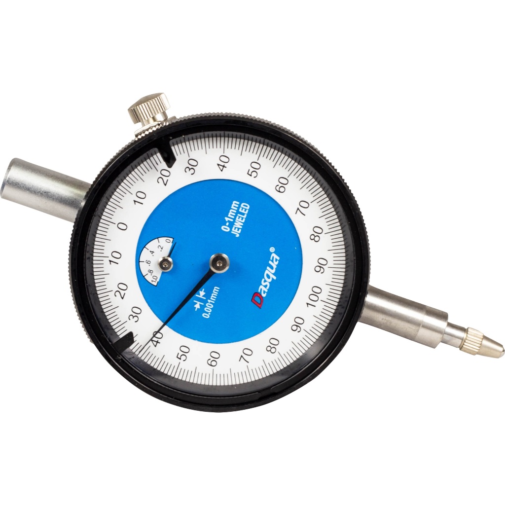 RELOGIO COMPARADOR GRADUAÇAO 0,001MM - CURSO 0-1 MM ANTI-CHOQUE - DASQUA 420.0017