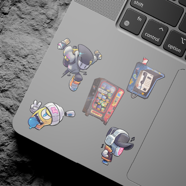 Street Vibes - Stickers Pack #1 (7 items)