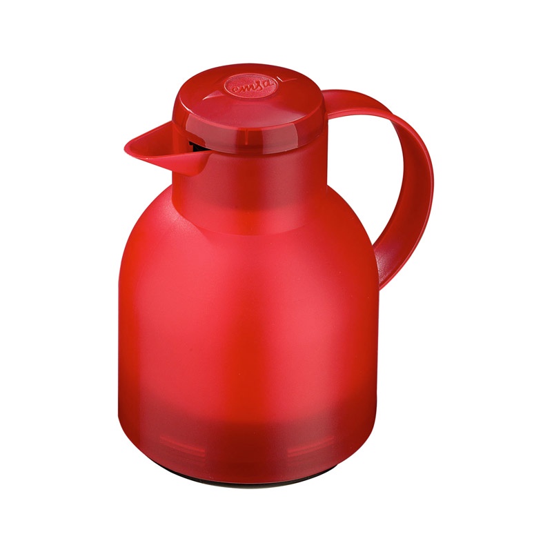 Garrafa Térmica Emsa Samba Quick Press Vermelha - 1 Litro