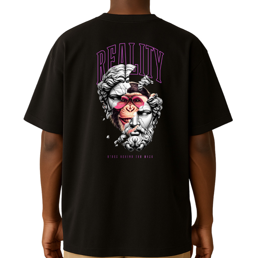 Camiseta Oversized Unissex Streetwear 100% Algodão 