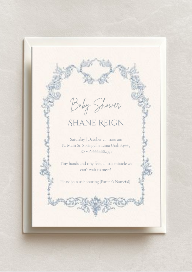 Little Prince on the Way: Royal Baby Shower Invitation ????????
