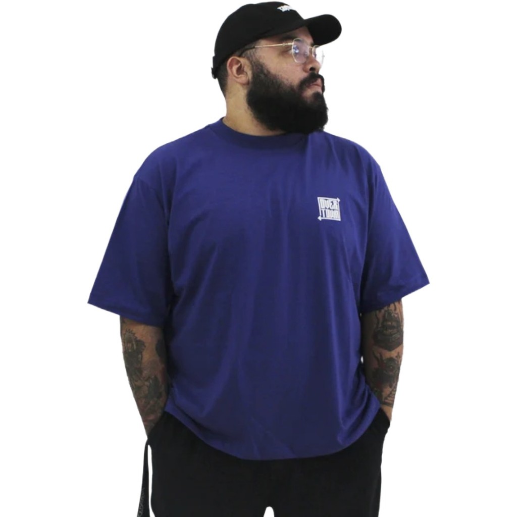 Camiseta Manga Curta Oversized Jellyfish Blue