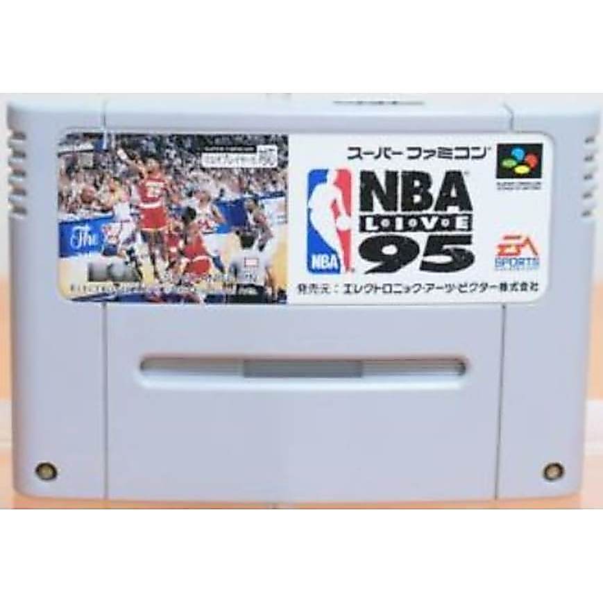 SFC SNES ELECTRONIC ARTS NBA LIVES'95 basketball SHVC-ANBJ-JPN Super Famicom Cartridge SHVC-ANBJ-JPN SHVCANBJJPN