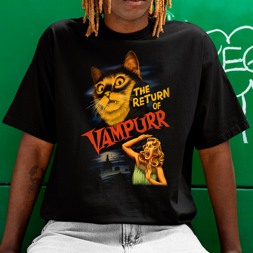 Camisa Camiseta basica e Oversized The return of vampurr Estilosa em algodao Unissex