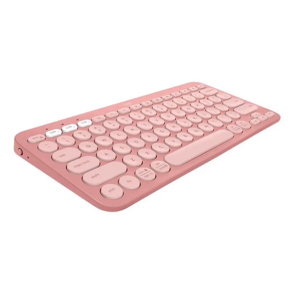 Teclado Sem Fio Logitech Pebble Keys 2 K380s - Rosa