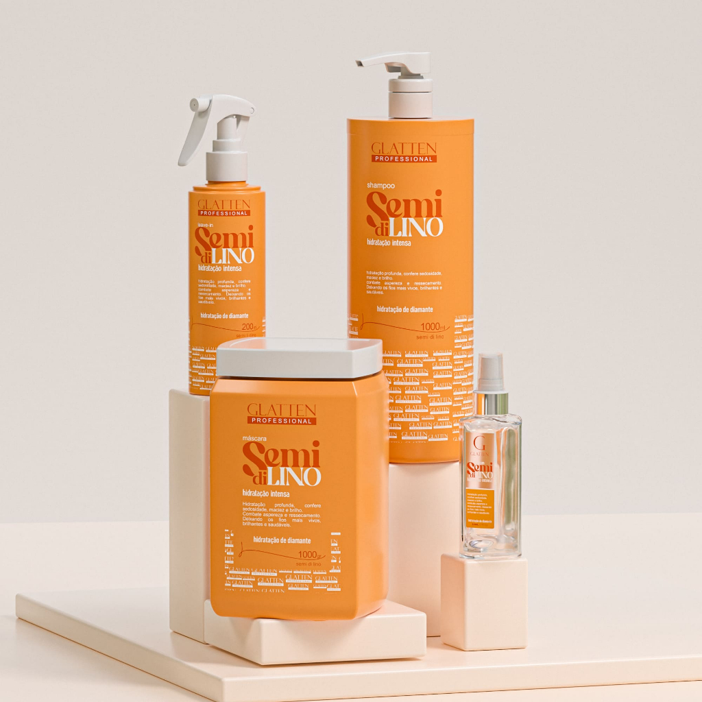 Kit Salão Semi Di Lino  - Tratamento Profissional