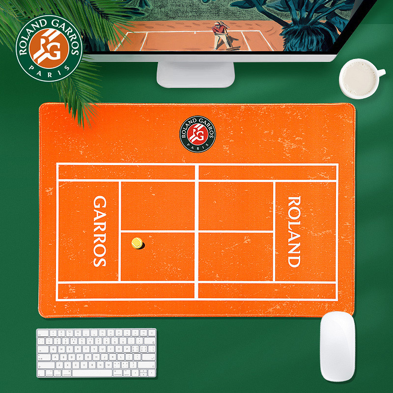 Roland Galos rede francesa mercadoria Oversized Mouse pad novo computador mesa vermelho terra estádio teclado presente