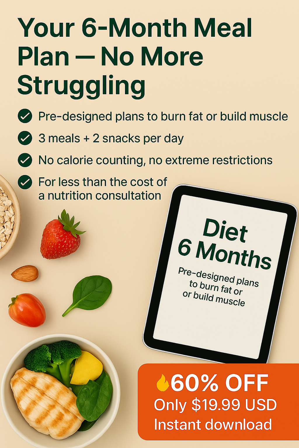 Women's Meal Plan – 6 Months