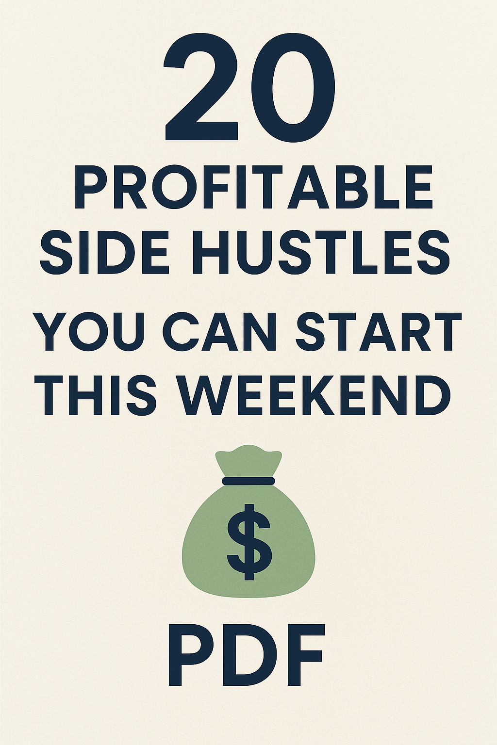20 Profitable Side Hustles You Can Start This Weekend