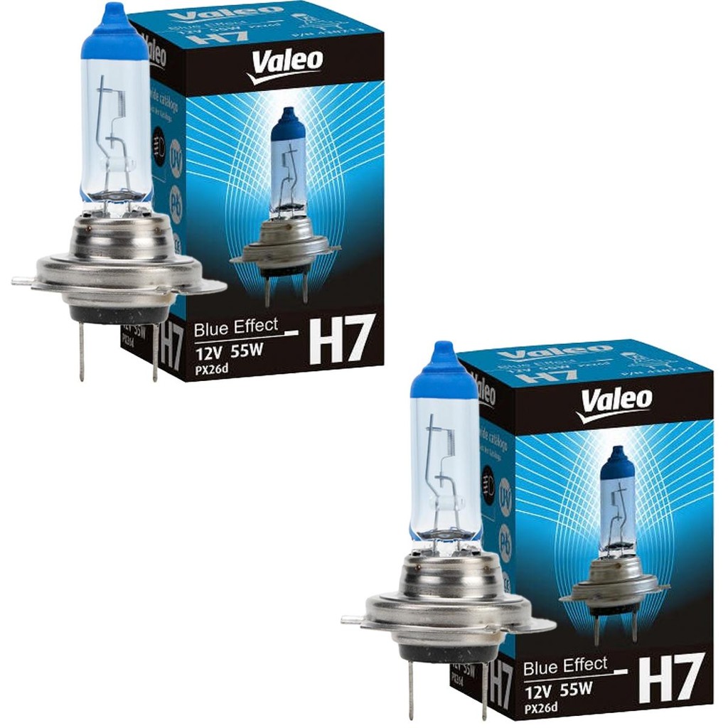 Par Lâmpada H7 Blue Effect 12V 55W Halógenas Valeo