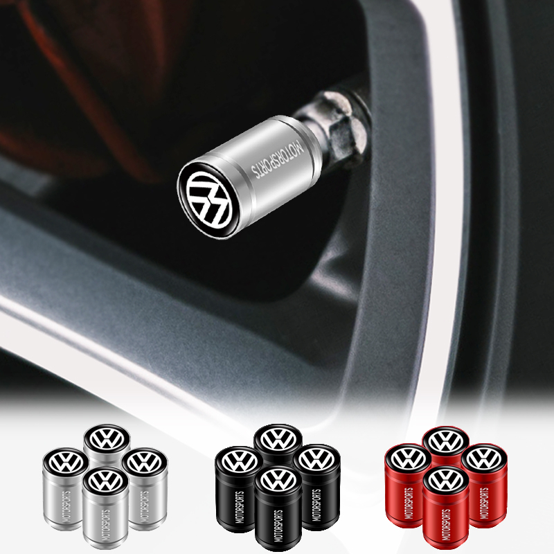 4 peças de Tampas de Válvula Upgrade - Capas Cilíndricas À Prova de Vazamento para VW Jetta MK5, Golf, Passat