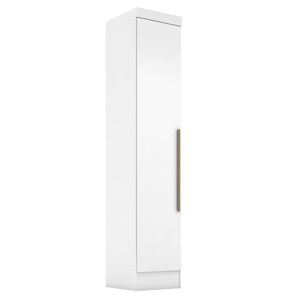Módulo Guarda-Roupa Smart 1 Porta Espresso Móveis Branco Branco
