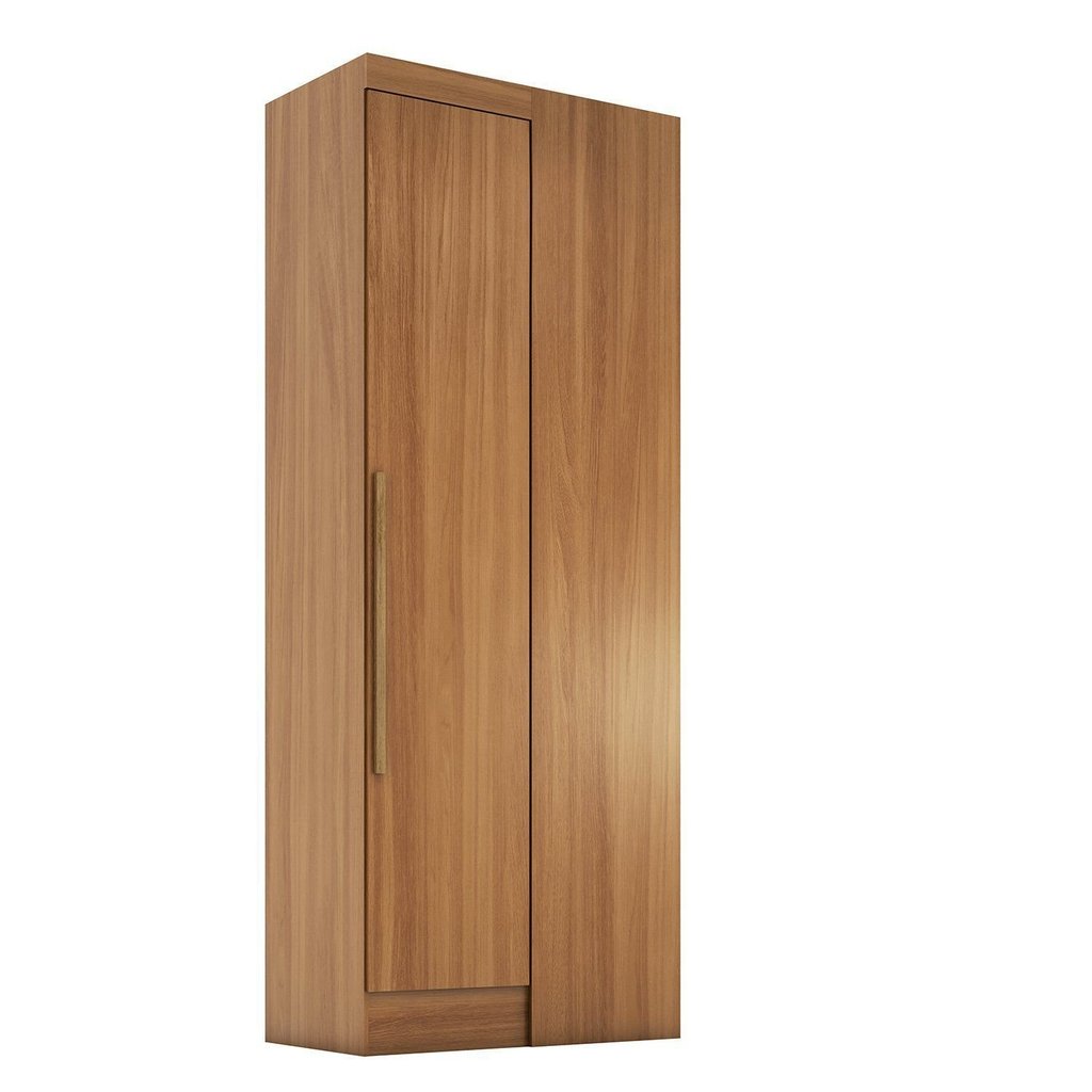 Módulo para Guarda-Roupa Smart Canto 1 Porta Espresso Móveis Bege/Cinamomo Cinamomo