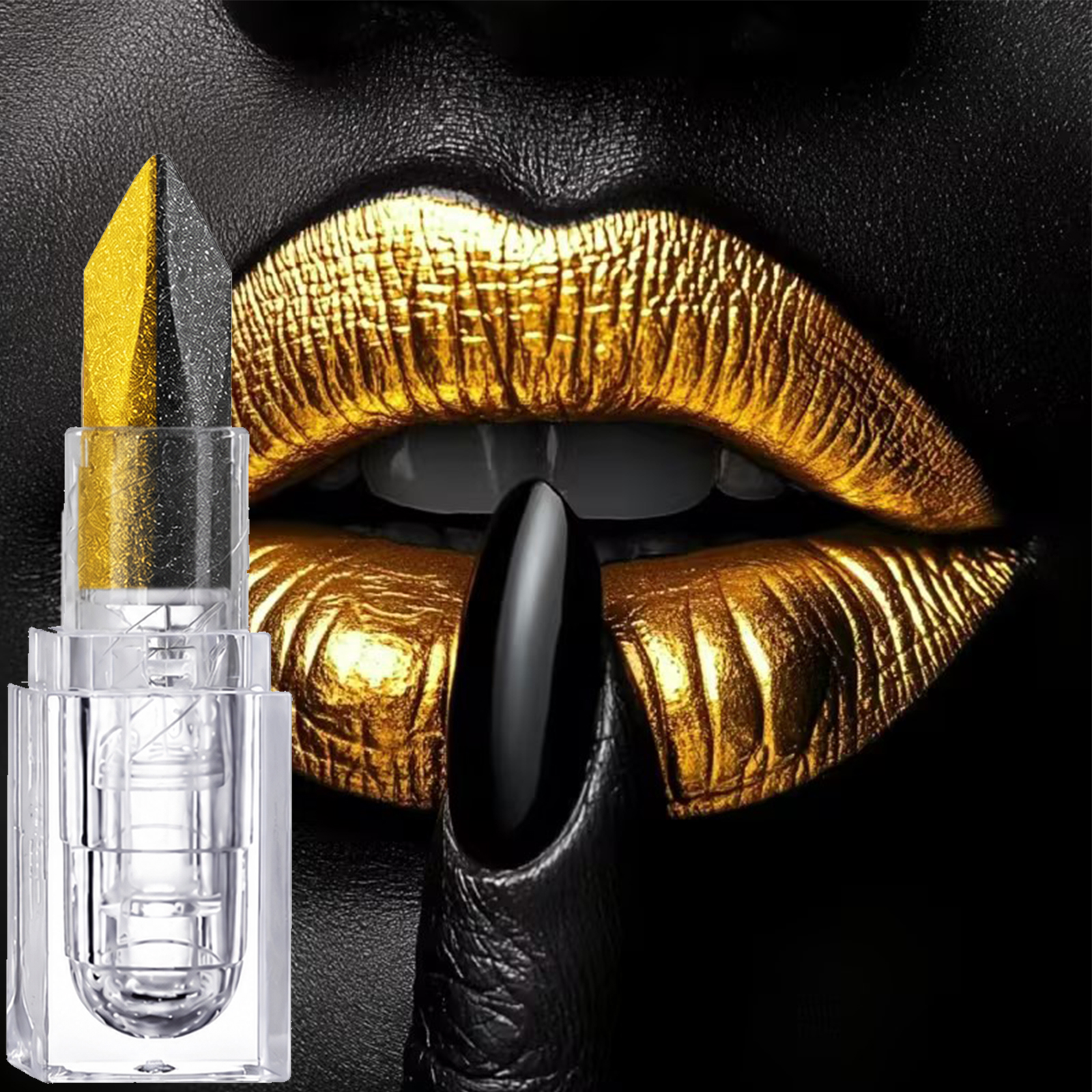 Escolha RASME Dual Tone Obsidian Gilded Lipgloss Pearl Matte À Prova D'água Iluminando Batom Oficial Maquiagem Acessível