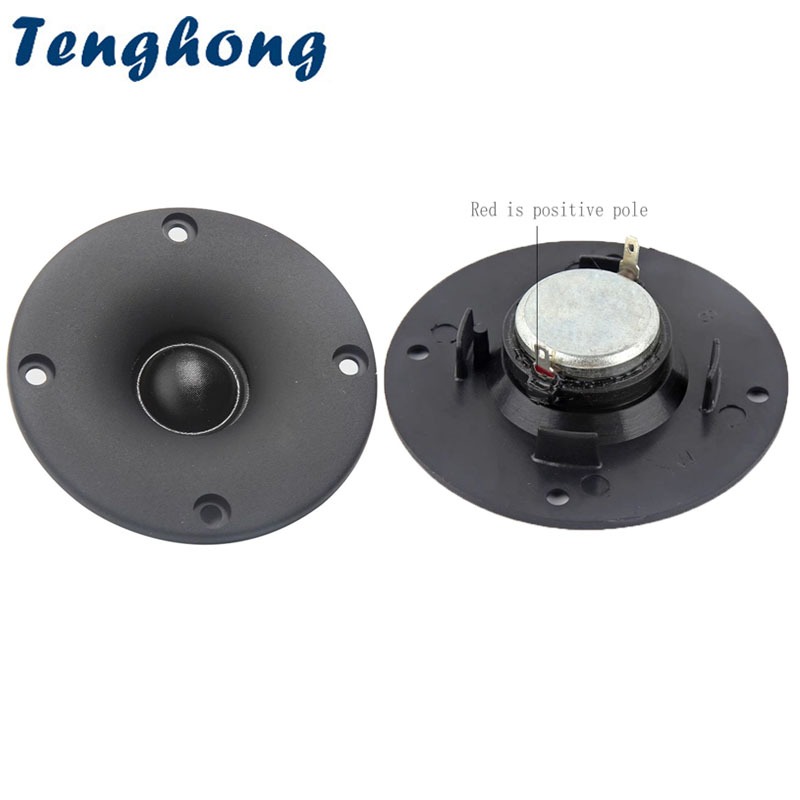 2 Pçs 3 Polegada Tweeter 8 Ohm 20W Filme De Seda Agudos Alto-Falante Estante Unidade Falantes Áudio Para Instalação De H